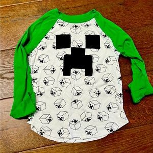 Minecraft Medium Sleeve Shirt
